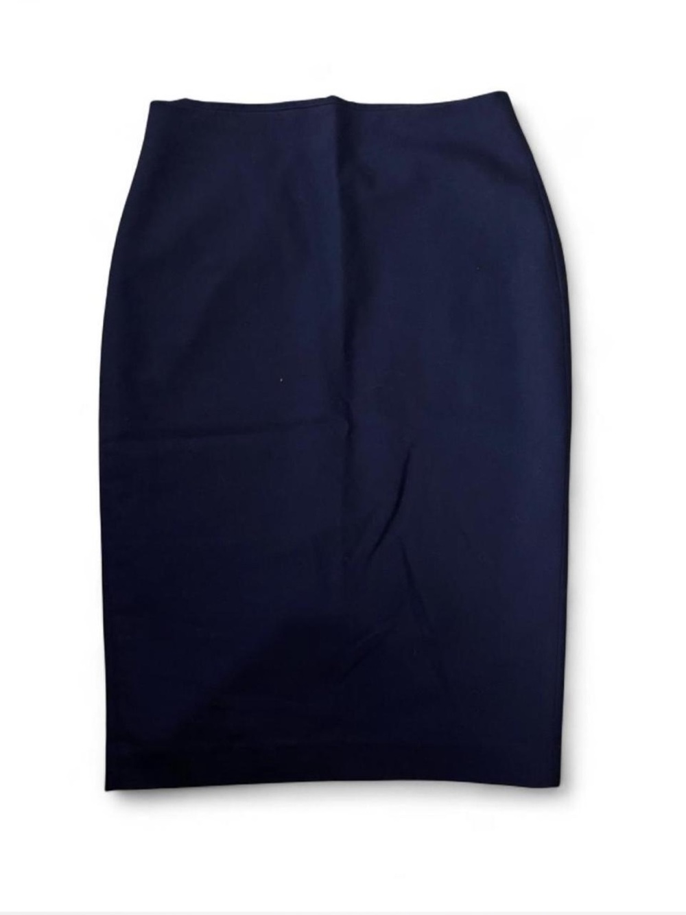 Express Solid Navy Pencil Skirt